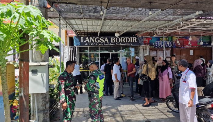 BREAKING NEWS: Pemilik Langsa Bordir Ditemukan Meninggal Dunia di Dalam Ruko