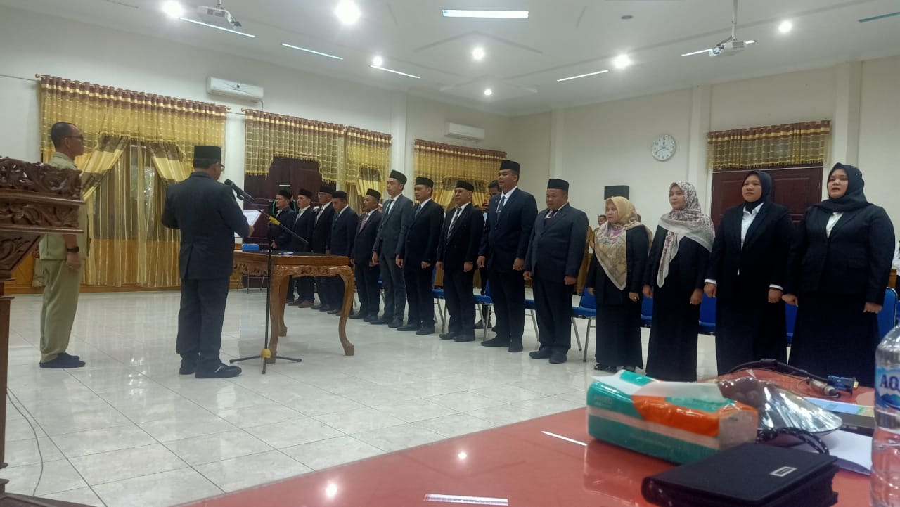 Pelantikan pejabat administrator oleh Bupati Aceh Tamiang, rotasi dan promosi di berbagai posisi strategis