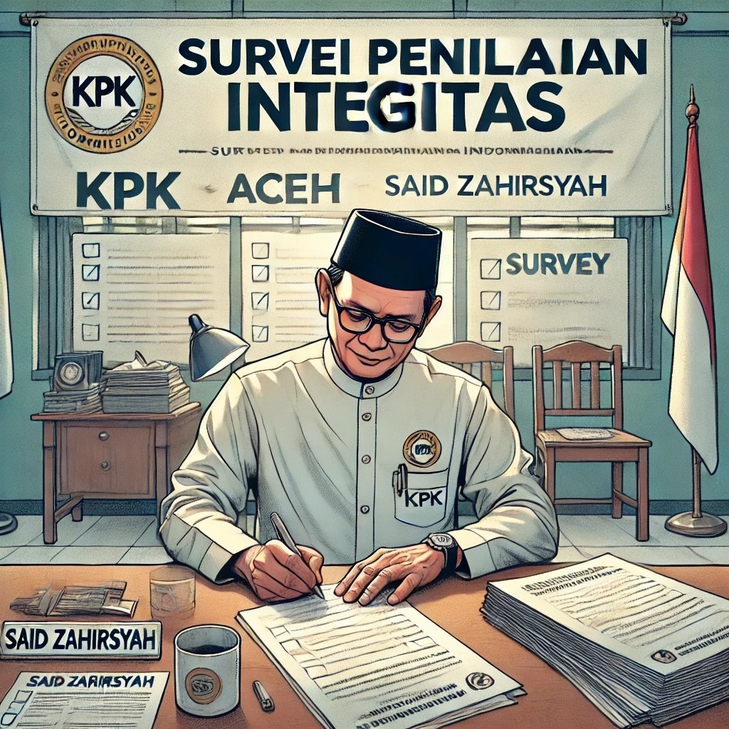 Direktur LSM Gadjah Puteh, Said Zahirsyah, berpartisipasi aktif dalam Survei Penilaian Integritas (SPI) KPK 2024 di Aceh