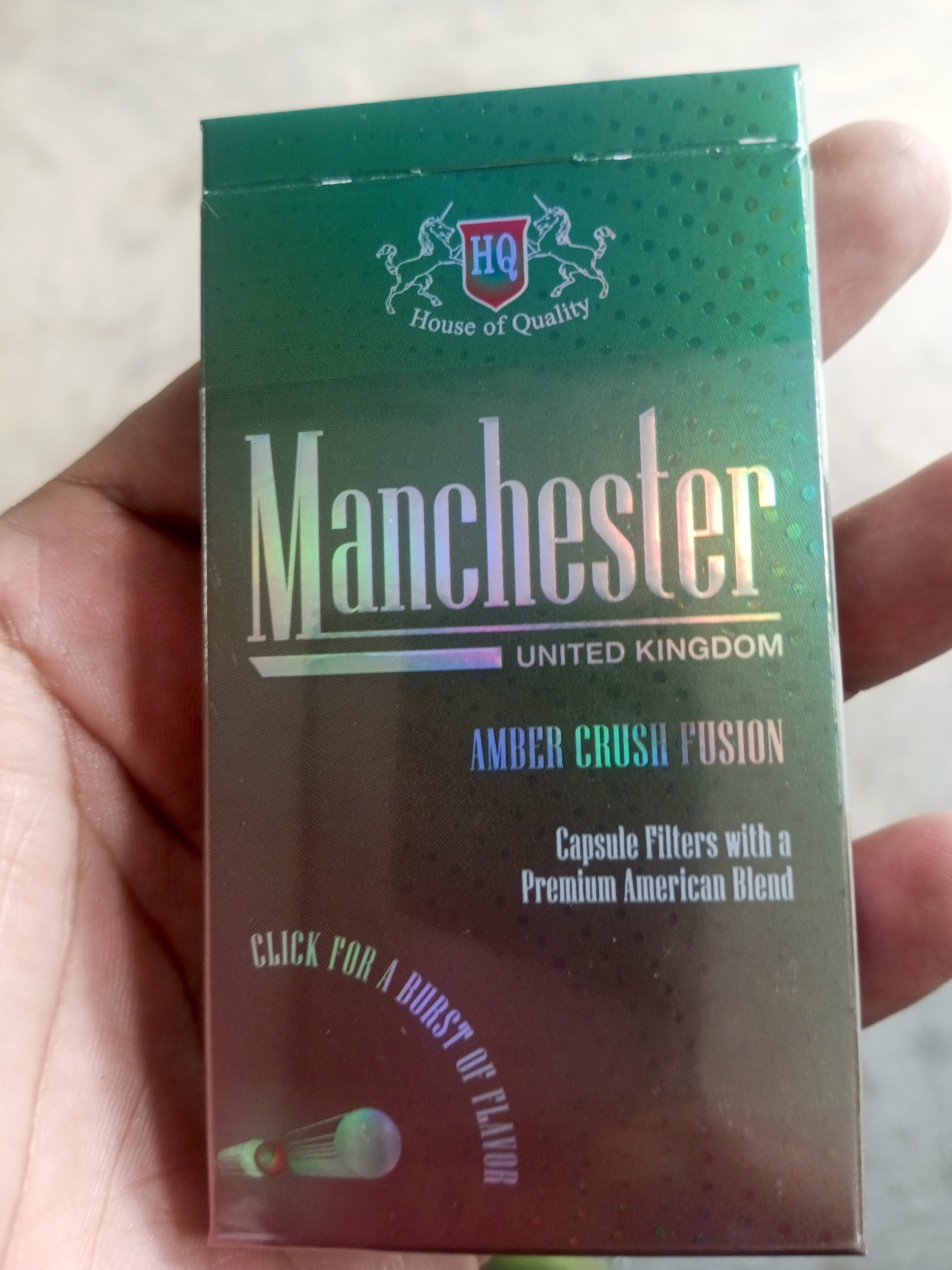 Paket rokok Manchester yang diduga merupakan salah satu rokok ilegal yang beredar luas di Langsa, Aceh Timur, dan Aceh Tamiang