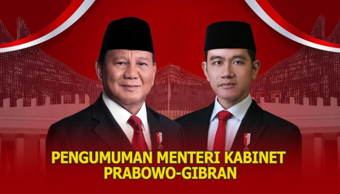 Prabowo Subianto dan Gibran Rakabuming Umumkan Kabinet Merah Putih 2024-2029 Bersama Daftar Wakil Menteri