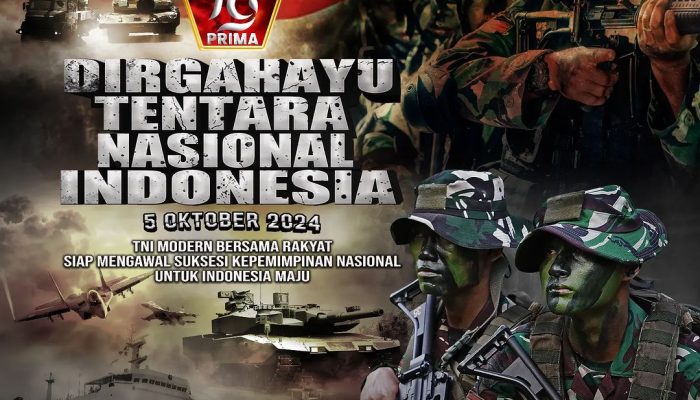 Perayaan HUT ke-79 TNI, TNI Siap Mengawal Indonesia Maju Bersama Rakyat