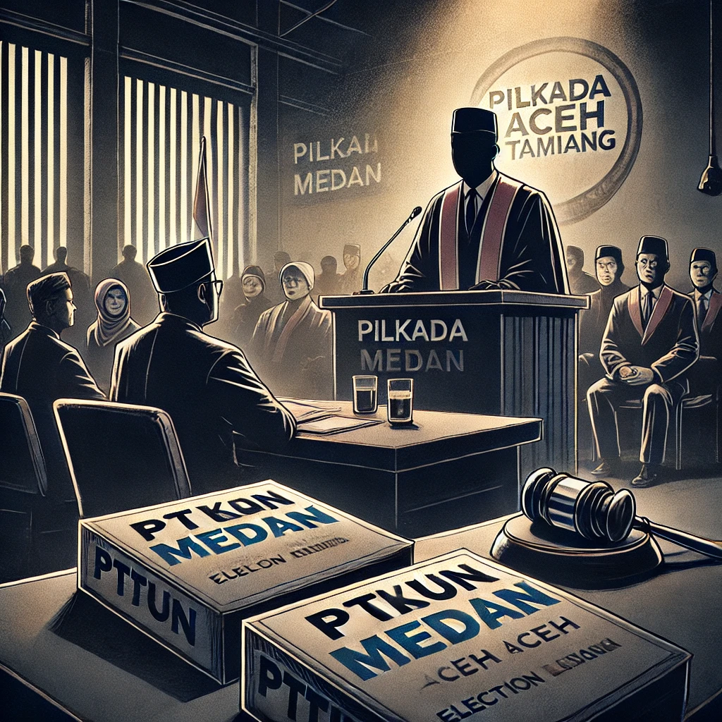 Putusan PTTUN Medan batalkan pasangan Armia Pahmi dan Ismail sebagai calon bupati dan wakil bupati Aceh Tamiang, Pilkada 2024 tanpa calon