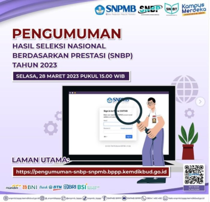 Informasi lengkap kuota SNBP 2025 jalur prestasi dan rapot