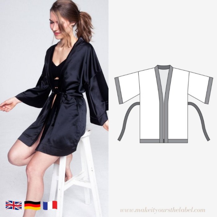 Robe hooded sewmuchado gown ado much dressing robes patterns sewing