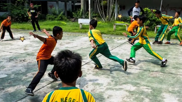 Gobak sodor permainan yru tradisional mengasyikan