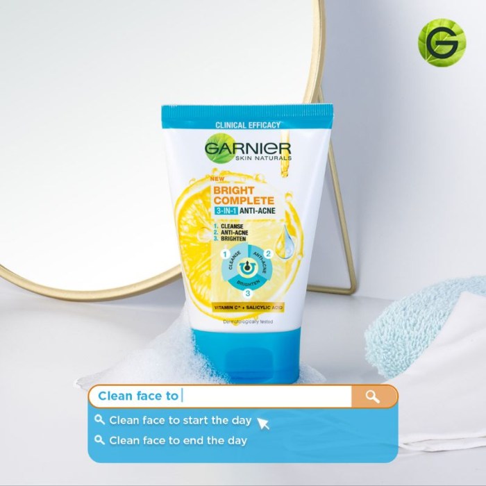 Garnier cuci muka pria