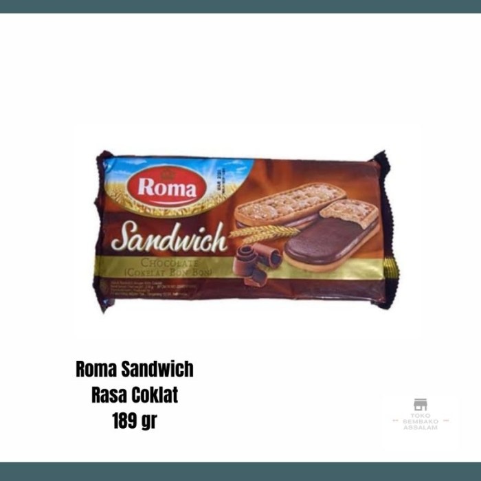 Roma sandwich coklat