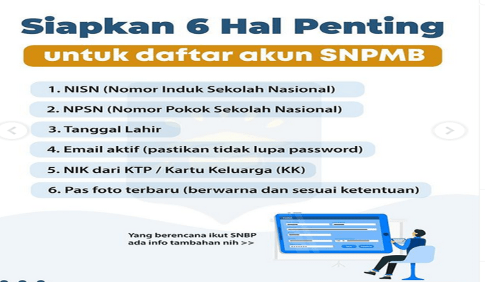 Langkah-langkah daftar akun SNBP 2024 dan jadwal pendaftarannya