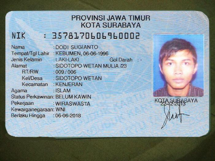 Nomor induk kependudukan yeni rahmawati wera 5206074711861003