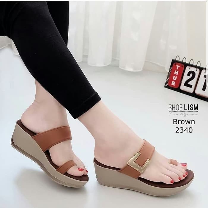 Sandal tali sepatu valensia karet juwitala heels tokopedia kekinian modis adidas