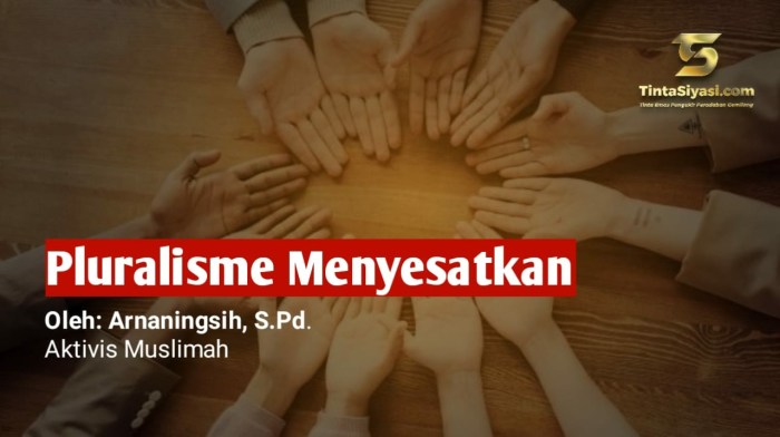 Berikut ini merupakan cara menyikapi pluralitas di indonesia kecuali