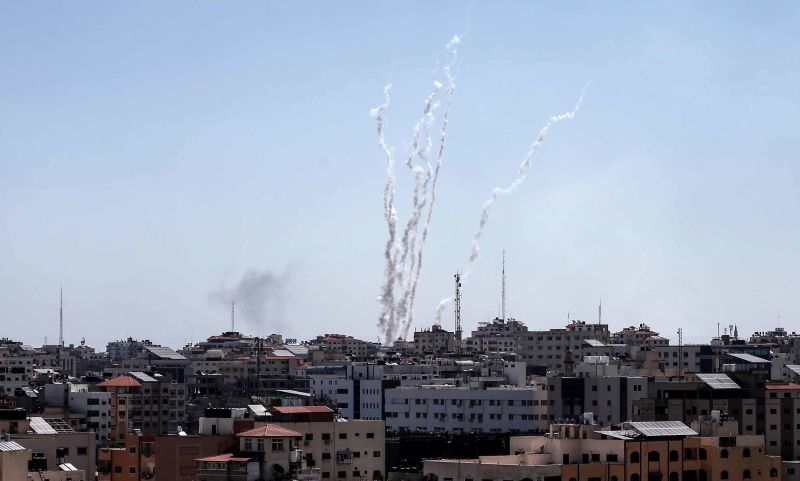 Israel balas roket dari gaza