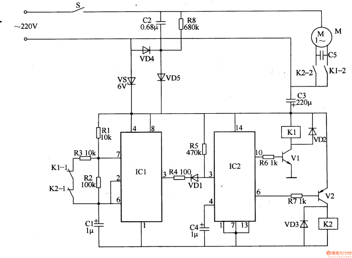 Skema mesin cuci 2 tabung