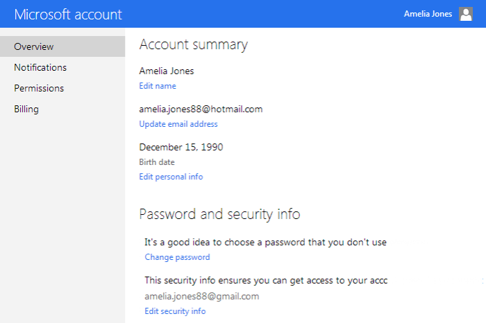 Gmail account open