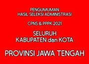 Pengumuman Hasil Seleksi Administrasi CPNS