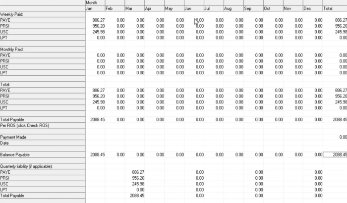 Cara ganti bulan di laporan spt tahunan