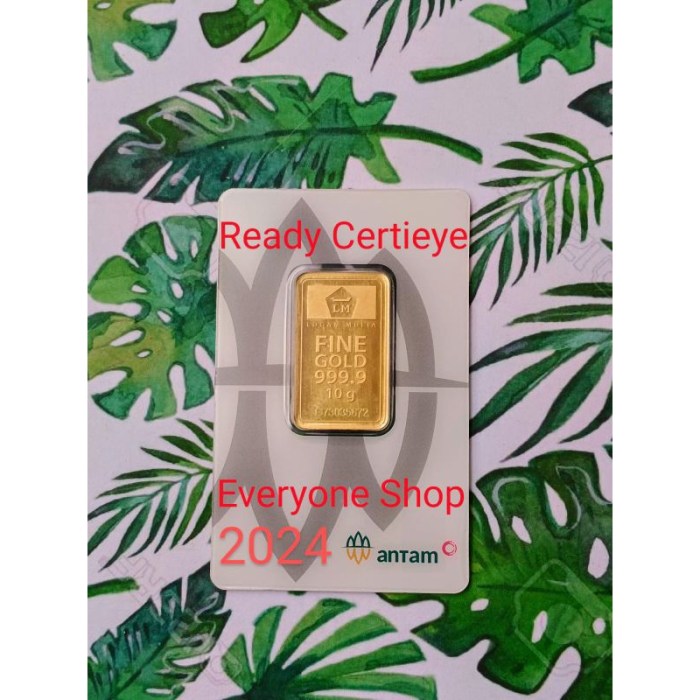 Harga emas 10 gram antam