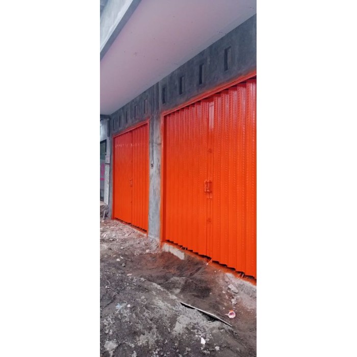 Model pintu lipat besi ruko