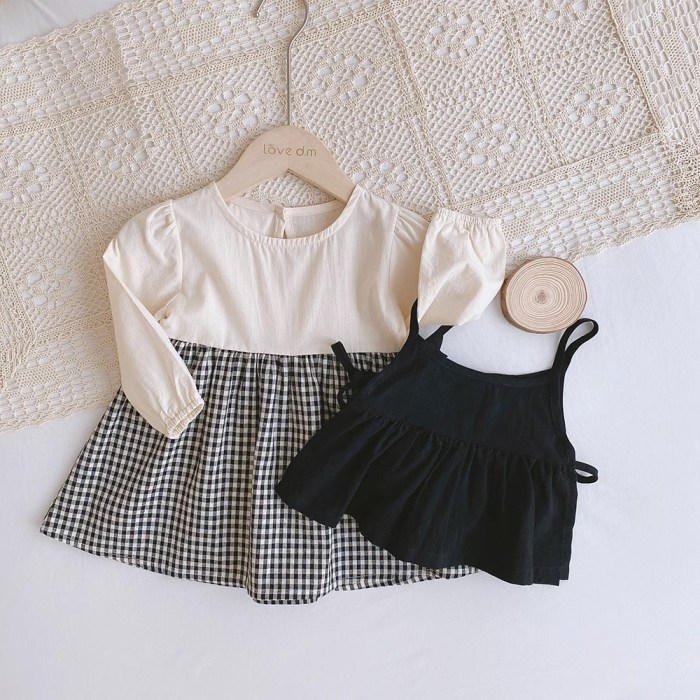 Gamis anak kombinasi