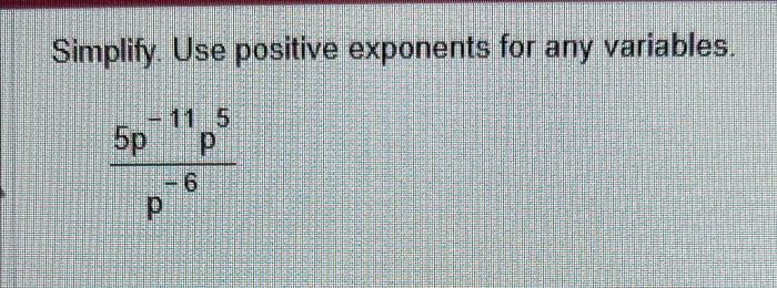 Simplify expressions exponents algebraic exponent equations exponential variables algebra transcript
