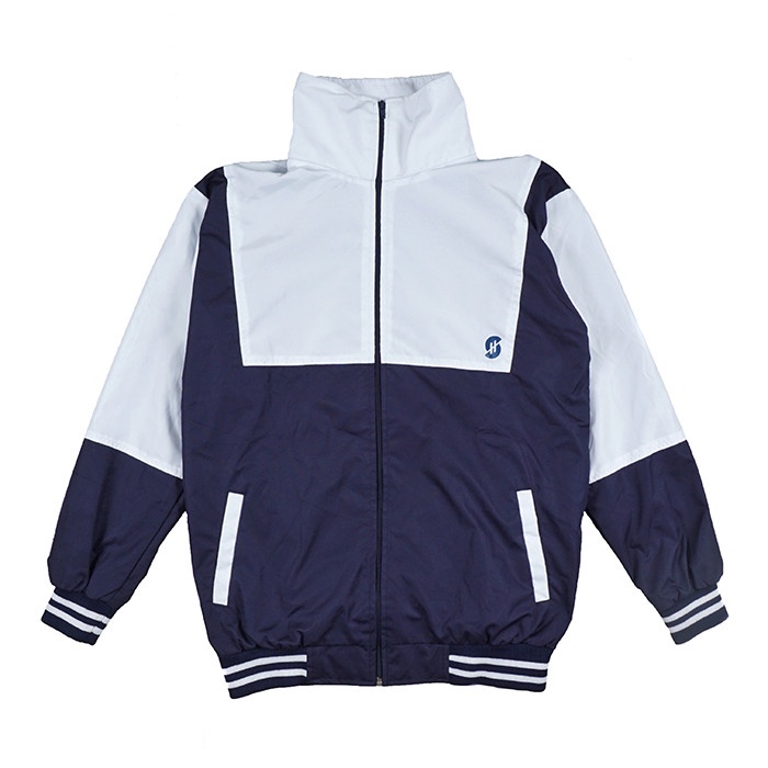 Jaket bahan taslan