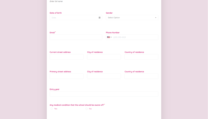 Contoh Formulir Pendaftaran Sekolah Panduan Lengkap