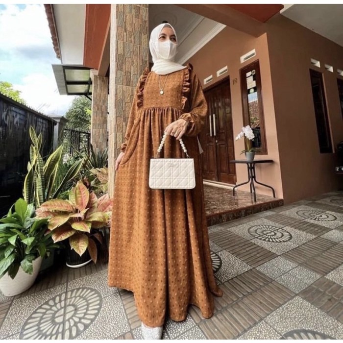 Model lengan baju gamis terbaru