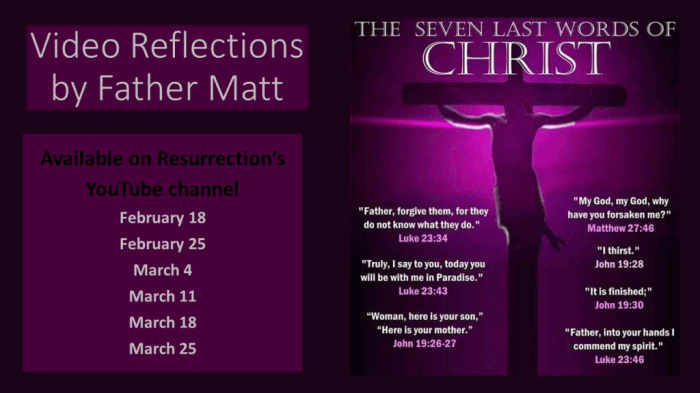 7 Perkataan Yesus di Kayu Salib Sebuah Renungan