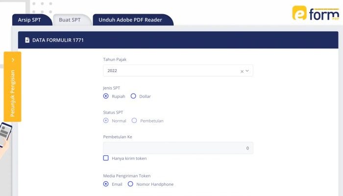 Cara Lapor E-Form SPT Tahunan dengan Mudah