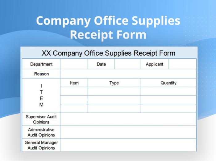 Contoh tanda terima barang