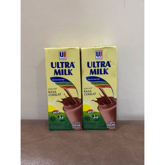 Susu ultra milk coklat