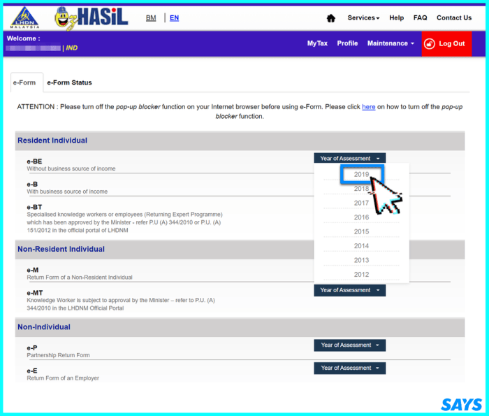 Cara lapor pajak online spt tahunan pribadi