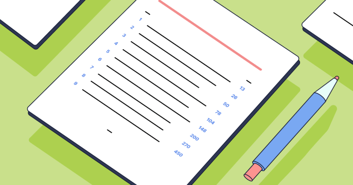 Contoh daftar lampiran