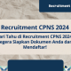 Jadwal seleksi cpns 2024