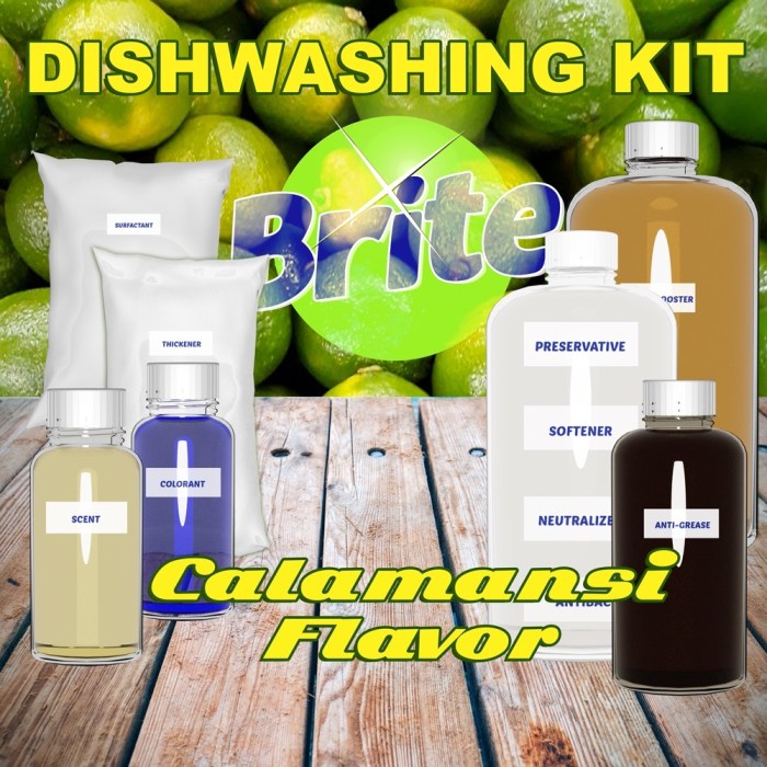 Dishwashing brite ph calamansi yield liters detergent dw