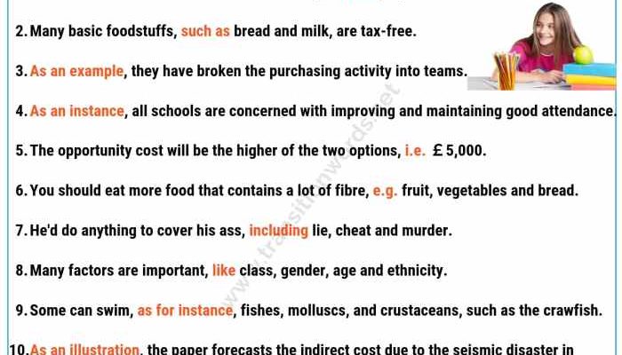 Contoh Kalimat For Instance Panduan Lengkap