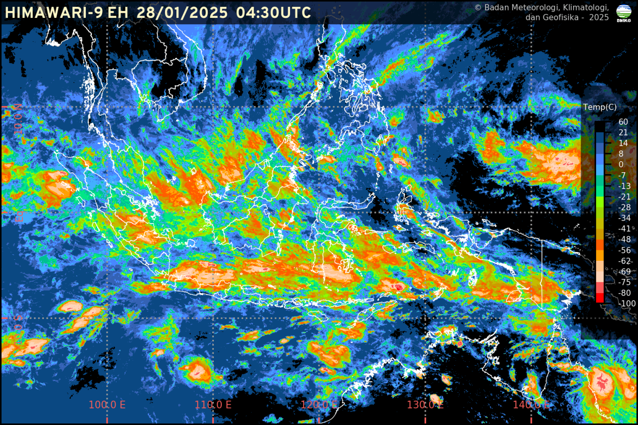 Prakiraan cuaca hari ini jakarta timur