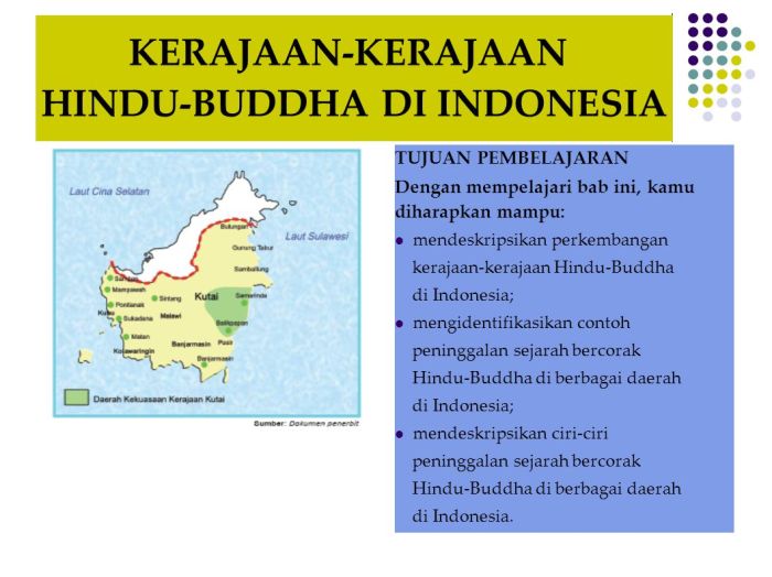 Peta konsep kerajaan hindu budha di indonesia