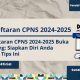 Info formasi cpns 2024