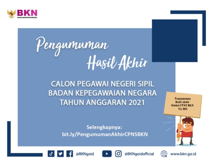 Pengumuman penerimaan cpns