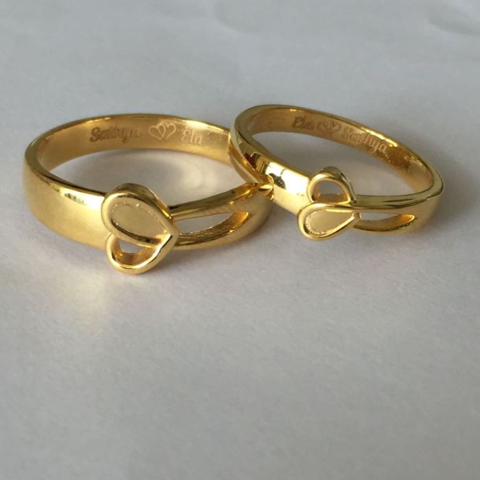 Cincin couple emas