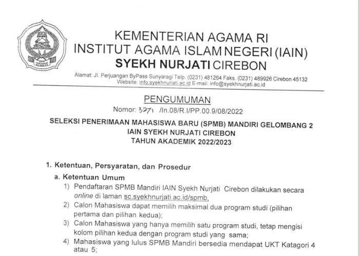 Spmb bunghatta ac id