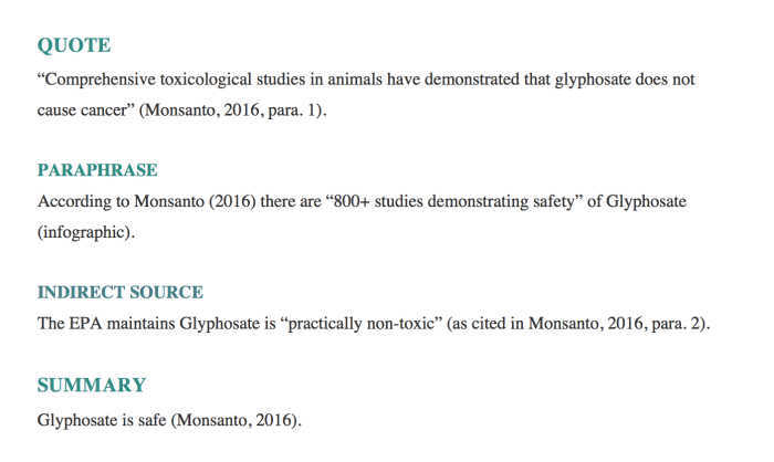 Contoh kutipan tidak langsung