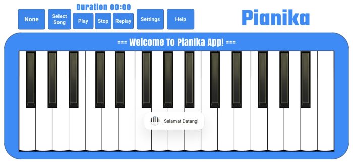 Not pianika lagu daerah