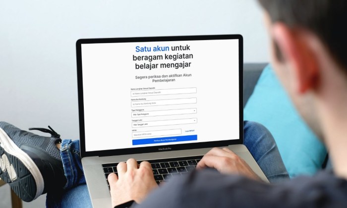 Cara mendapatkan akun belajar.id