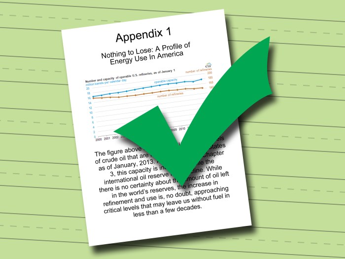 Contoh daftar lampiran