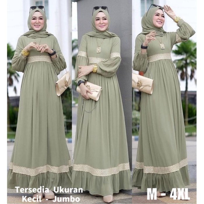Gamis hitam cantik terbaru
