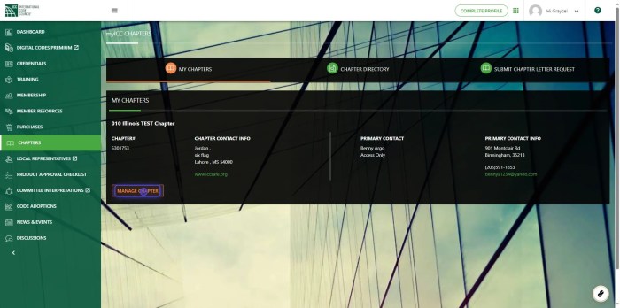 Chapter report adalah