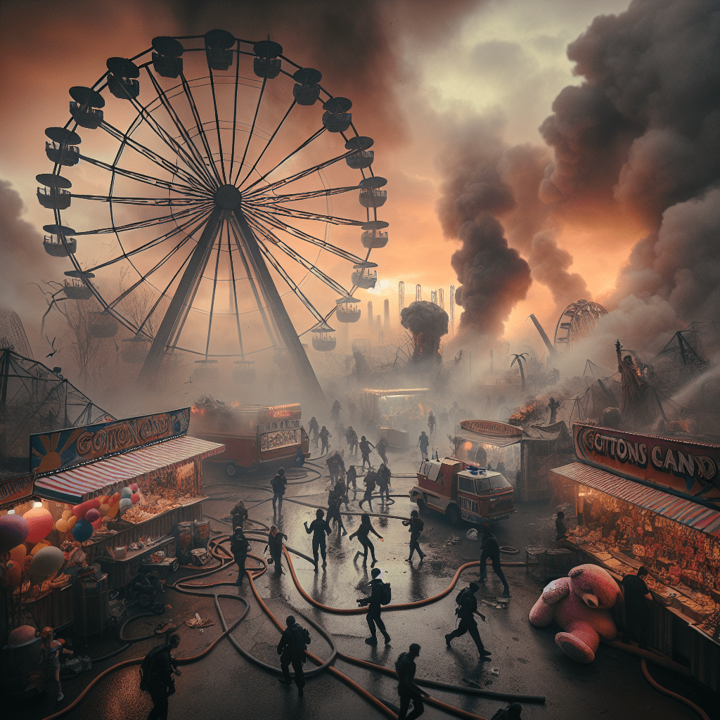 Amusement evacuated breaks rust rises